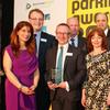 The Durham P&R team with Shappi Khorsandi