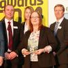 Liz Ratcliffe and the Network Rail project team