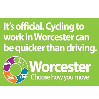What lessons have been learned from Worcester’s sustainable travel town project?
