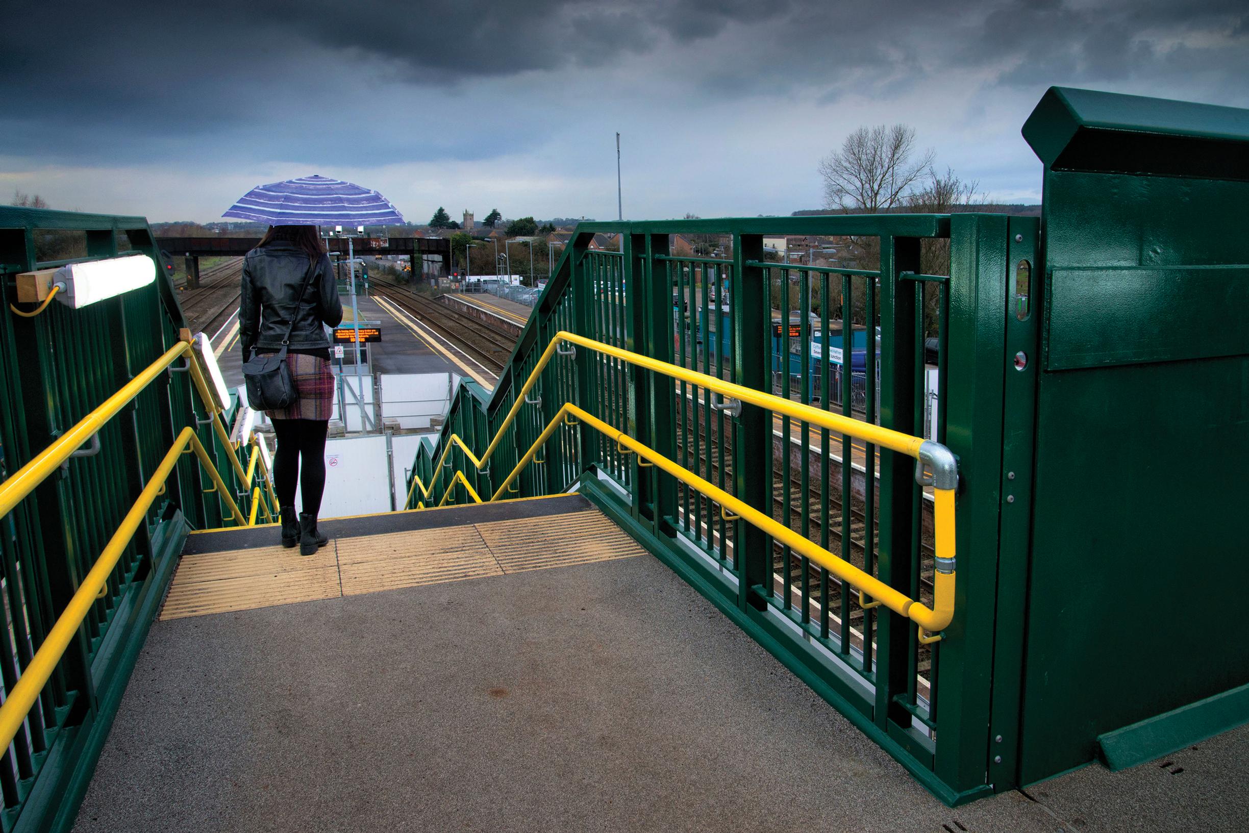 Severn Tunnel Junction station: Designers of the station`s new footbridge failed to consider the security of lone women, says one local resident