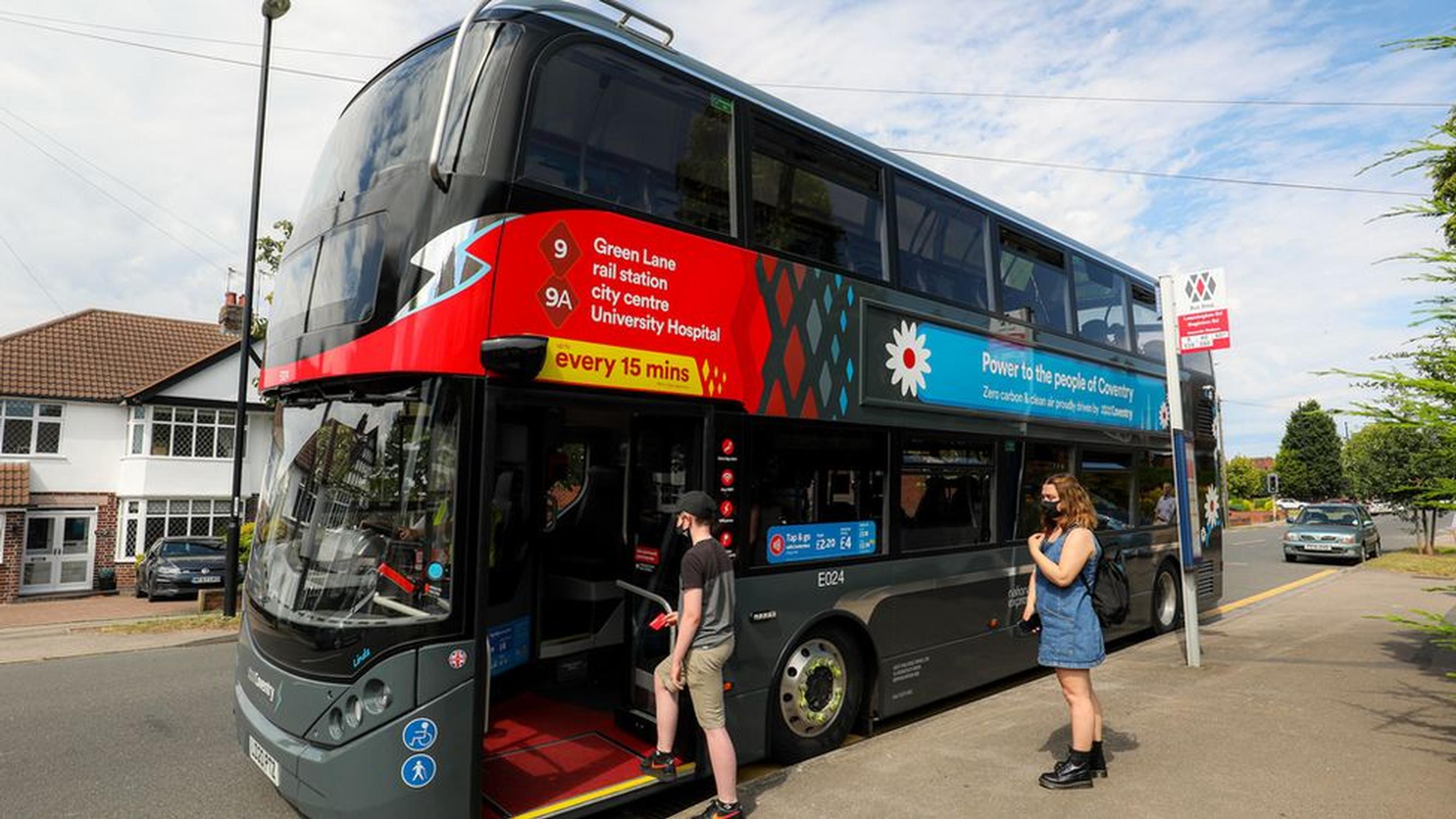 National Express to run 130 electric double deckers in Coventry