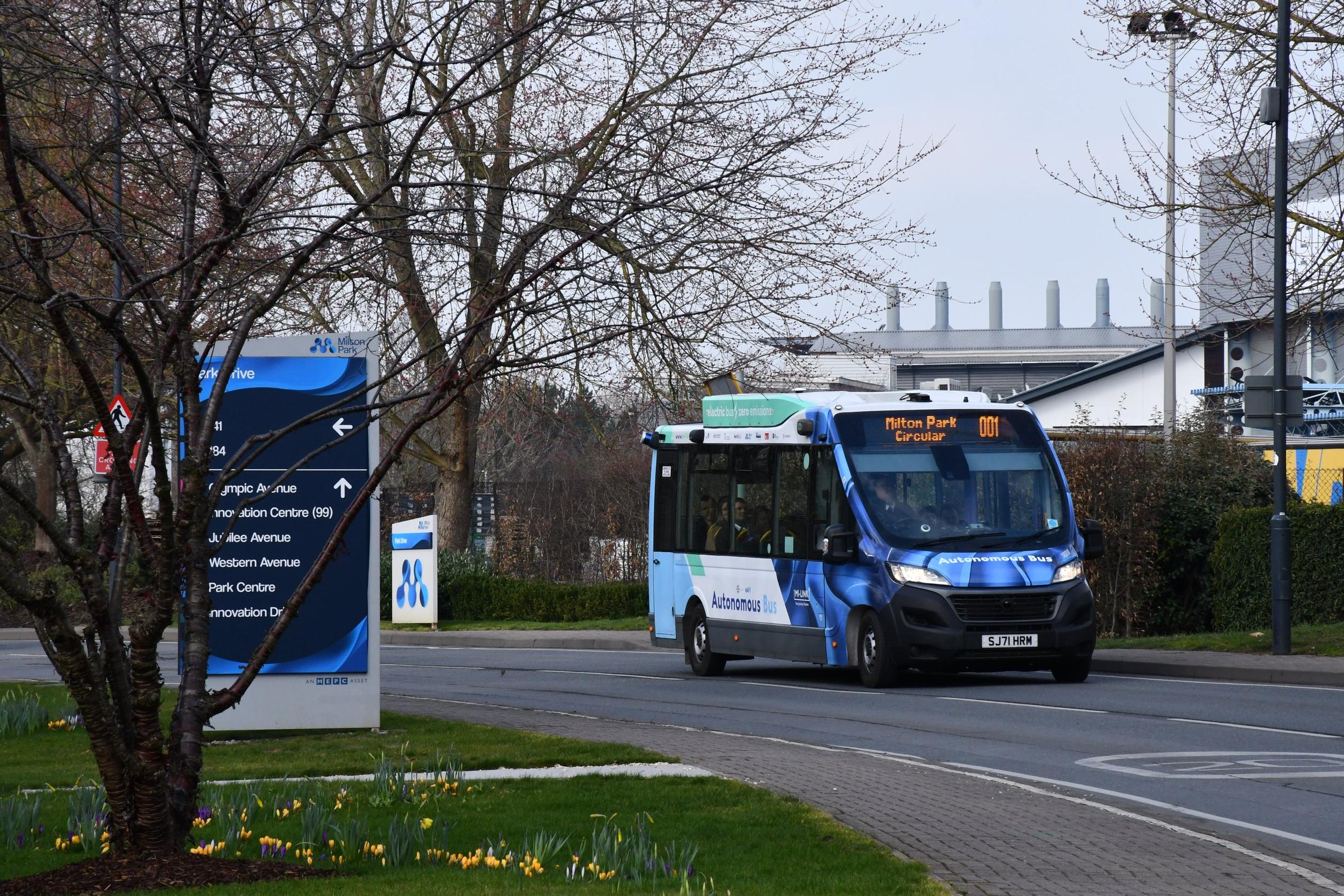 The driverless Mi-Link service will run every 40 minutes on a 2.3-mile stretch of road