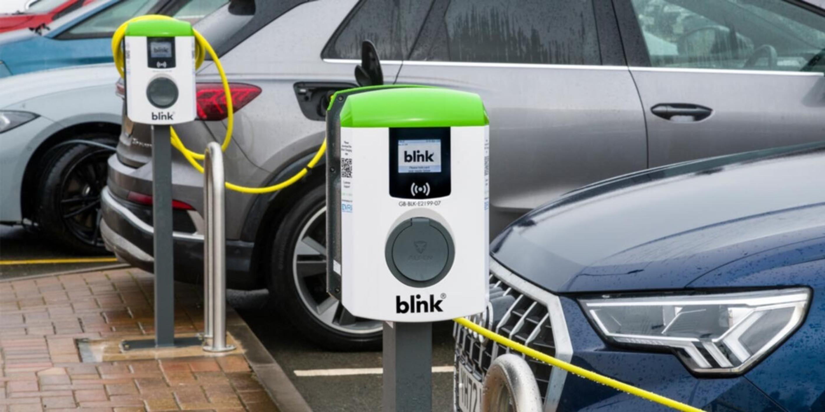 Blink Charging UK delivers charging hub for Evri