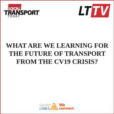 What Are We Learning for the Future of Transport from the CV19 Crisis? event