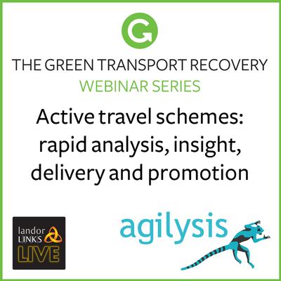 Active travel schemes: rapid analysis, insight, delivery and promotion