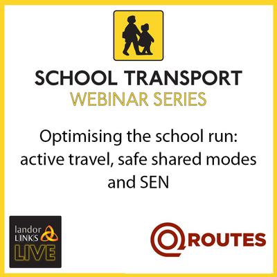 Optimising the school run: active travel, safe shared modes and SEN event