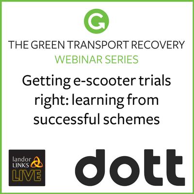 Getting e-scooter trials right: learning from successful schemes event
