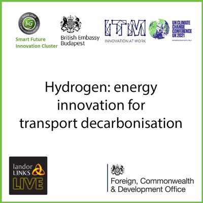 Hydrogen: energy innovation for decarbonisation event