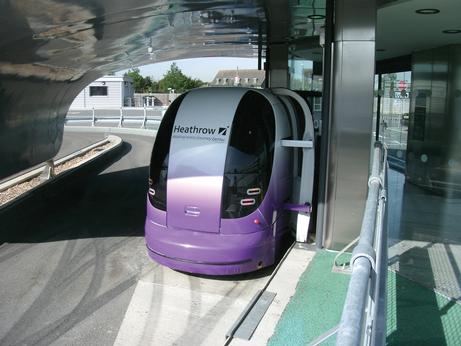 The Ultra PRT system at Heathrow Airport was formally launched on September 15
