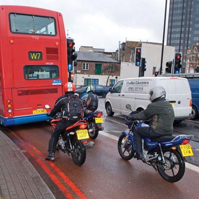 Motorbikes get permanent access to London bus lanes