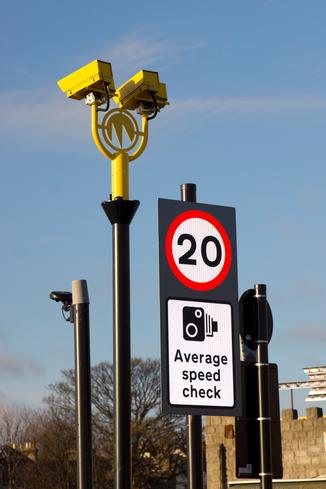 Average speed scheme makes shared space safer