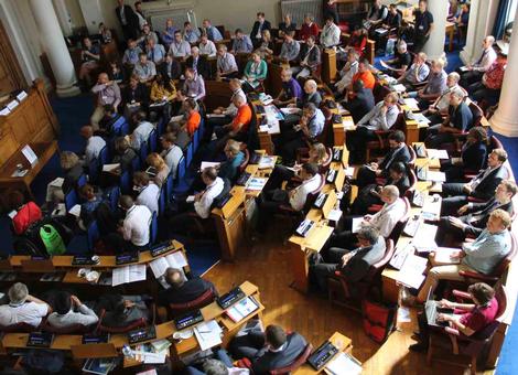 Speakers addressed a capacity audience at the London Cycling Show held at Lambeth Town Hall