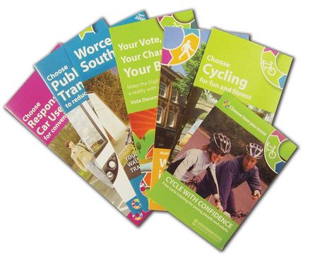 Worcester has produced a wide range of information on travel options as part of its STT work