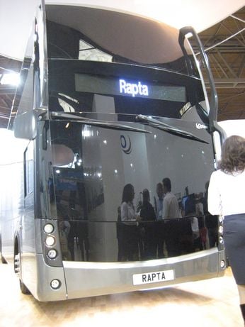 A full mock-up of the Rapta was displayed with production to start in Blackburn in 2009