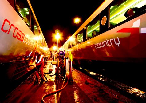David Brereton’s winning shot features a CrossCountry Trains Voyager unit being refuelled in Newcastle