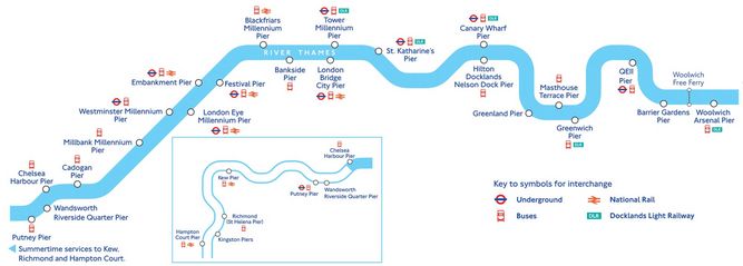 riverboat services london map