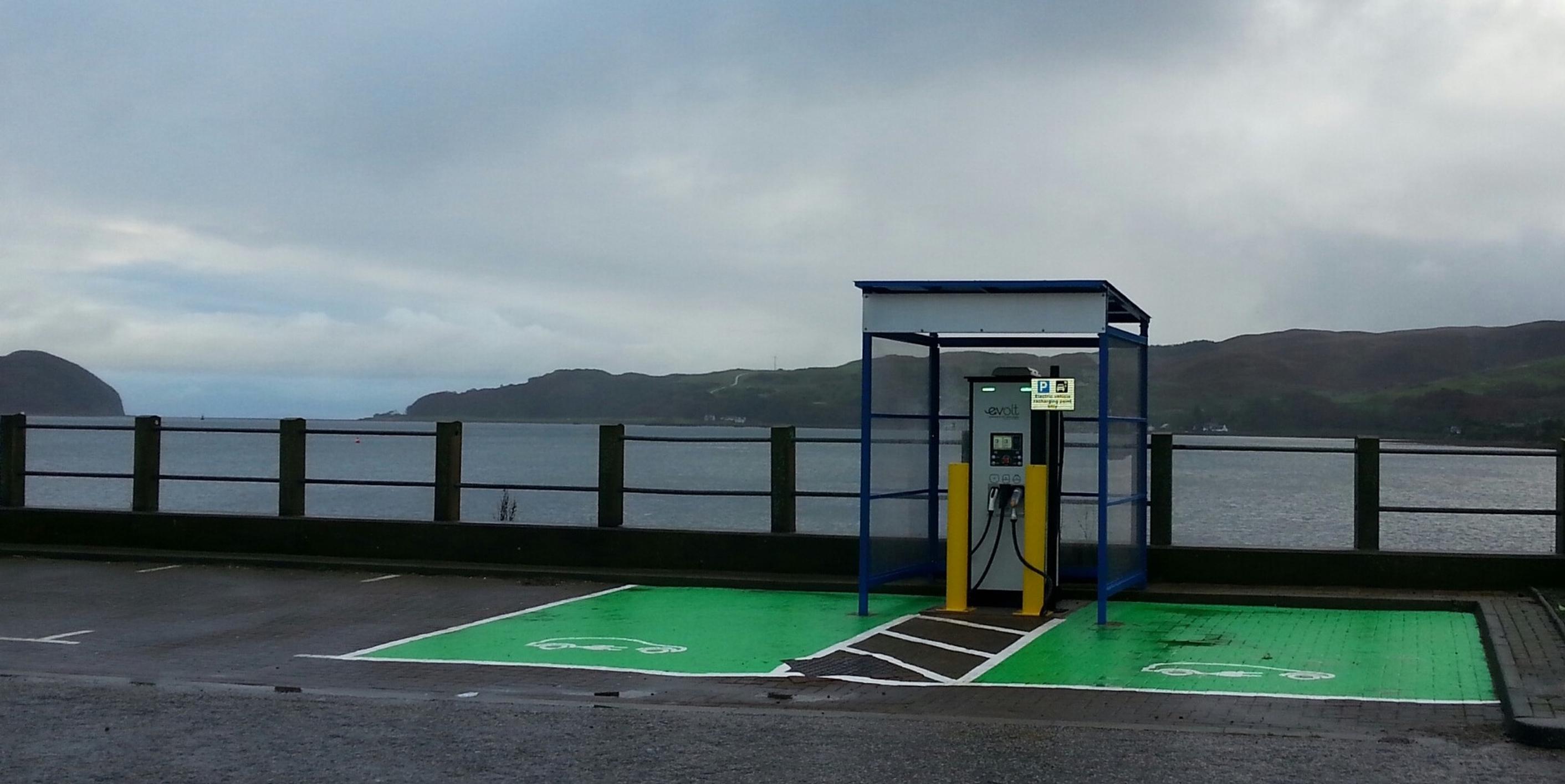 An Evolt EV charger