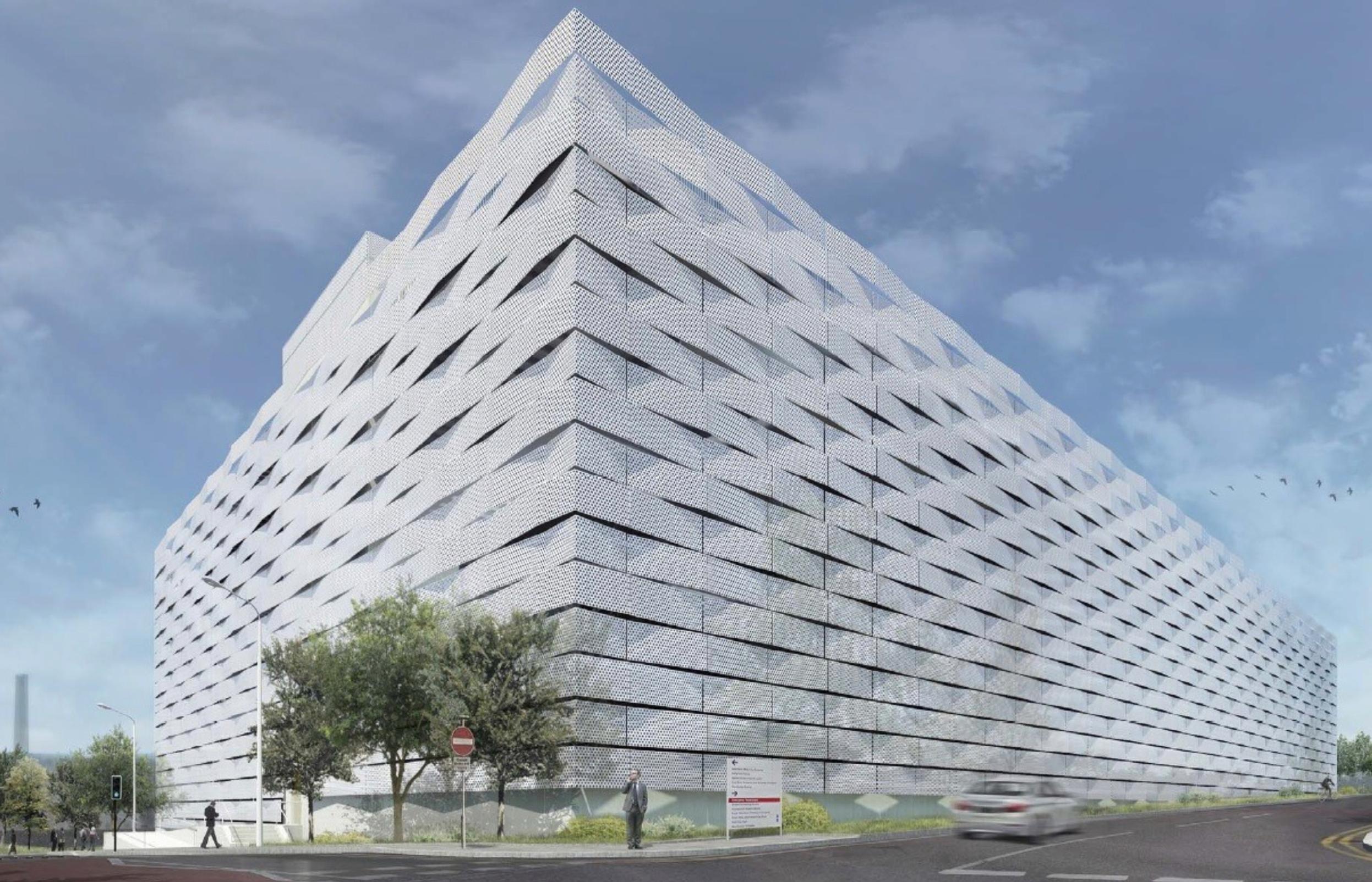 Design for the new car park`s façade