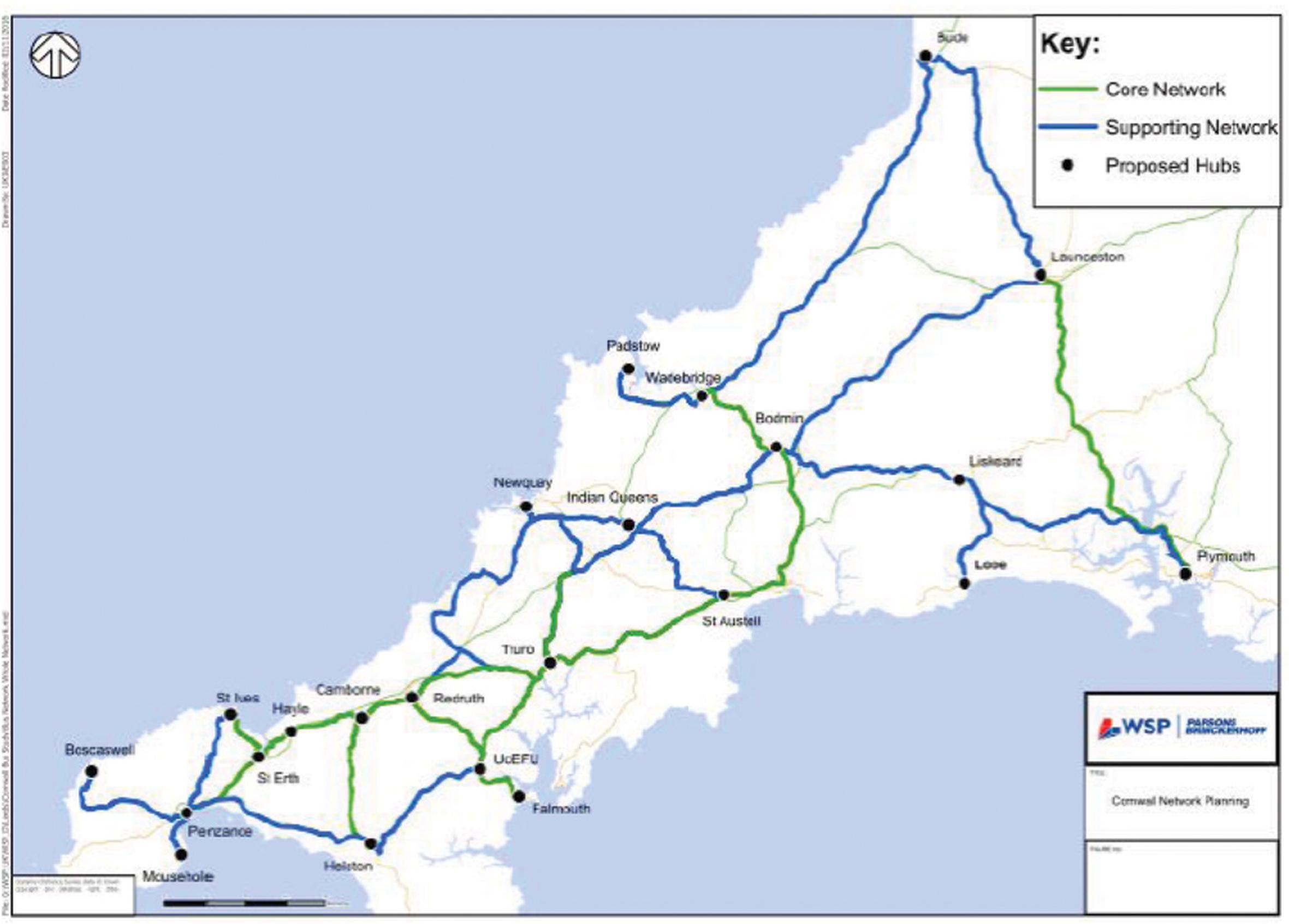 Cornwall Bus Routes Map Cornwall Reveals Main Routes In Replanned Bus Network