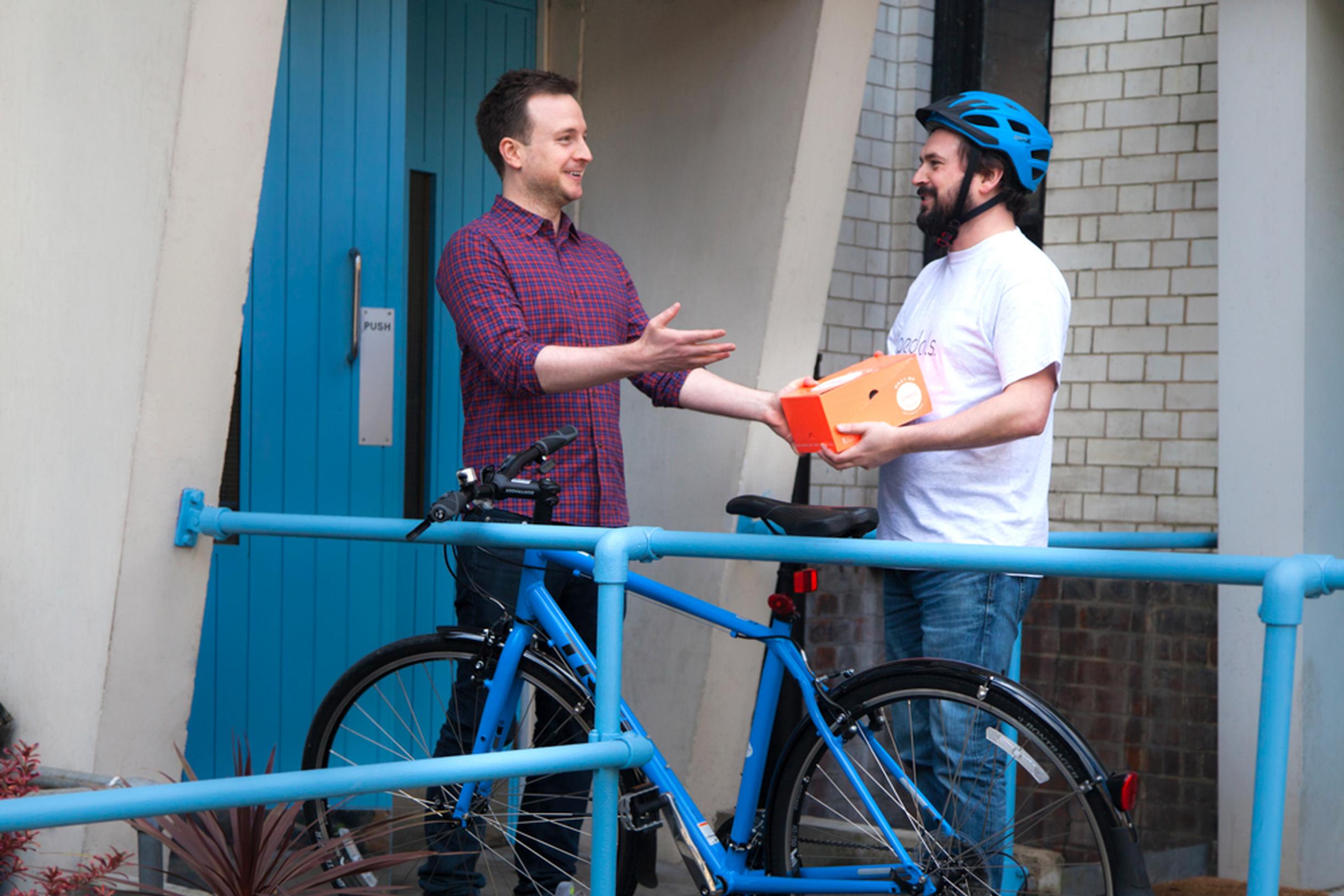 By using the Pedals app, commuters can earn extra cash by making deliveries during their ride to work