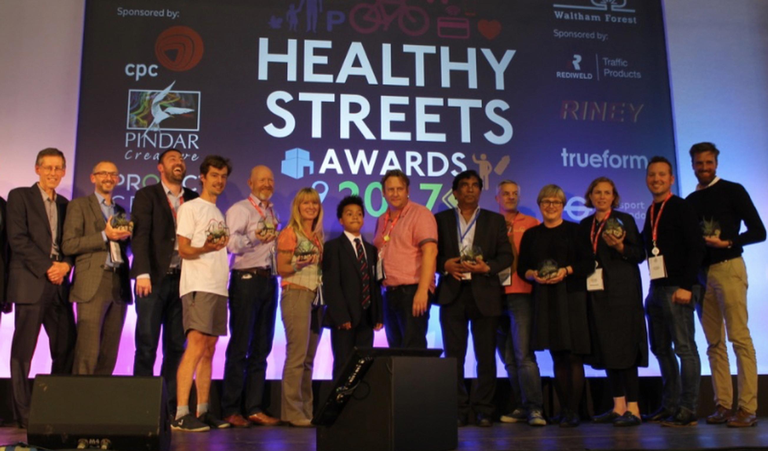 The Winners of the Healthy Streets Awards 2017