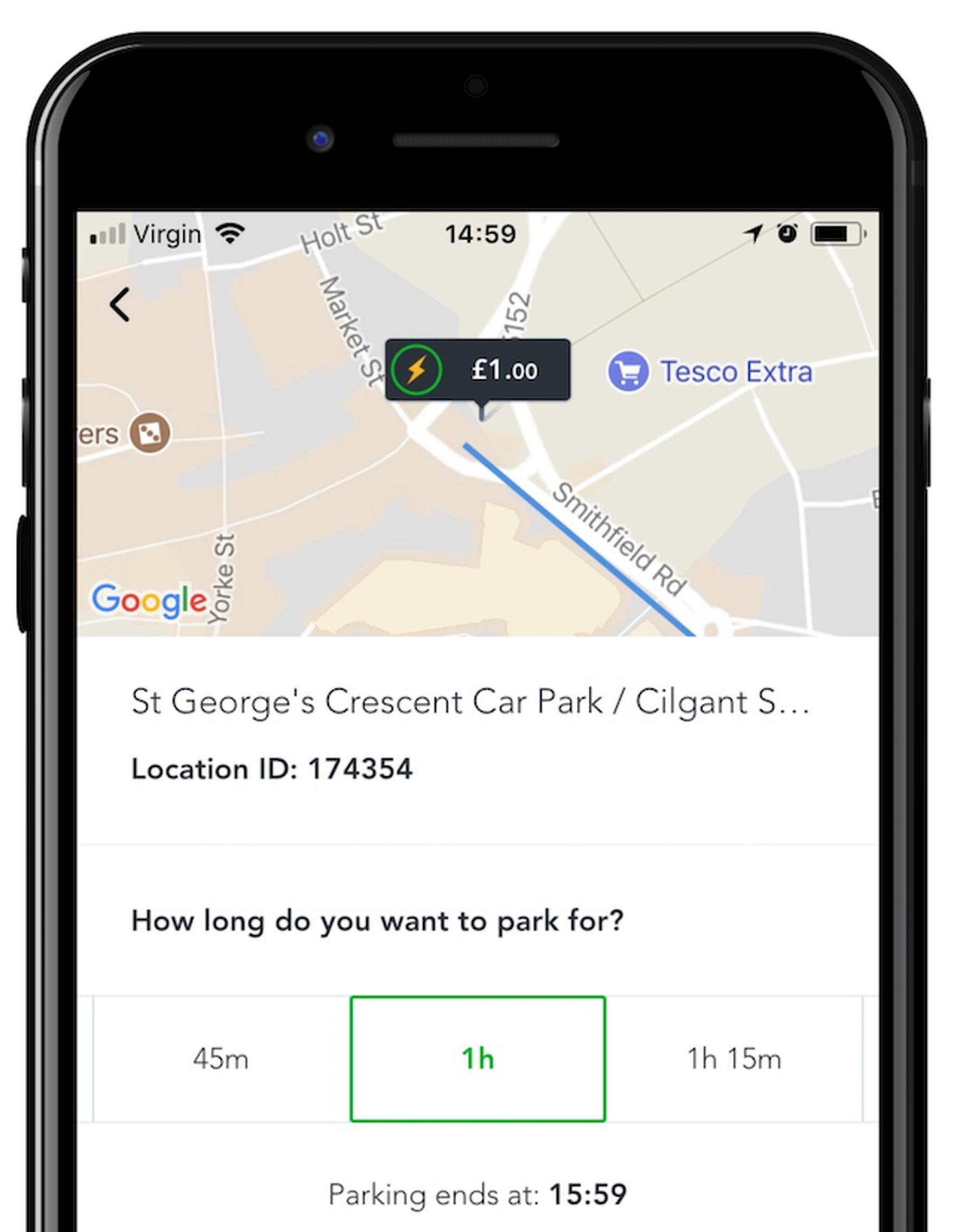 People using Wrexham council car parks can now use the JustPark app to pay for their stay