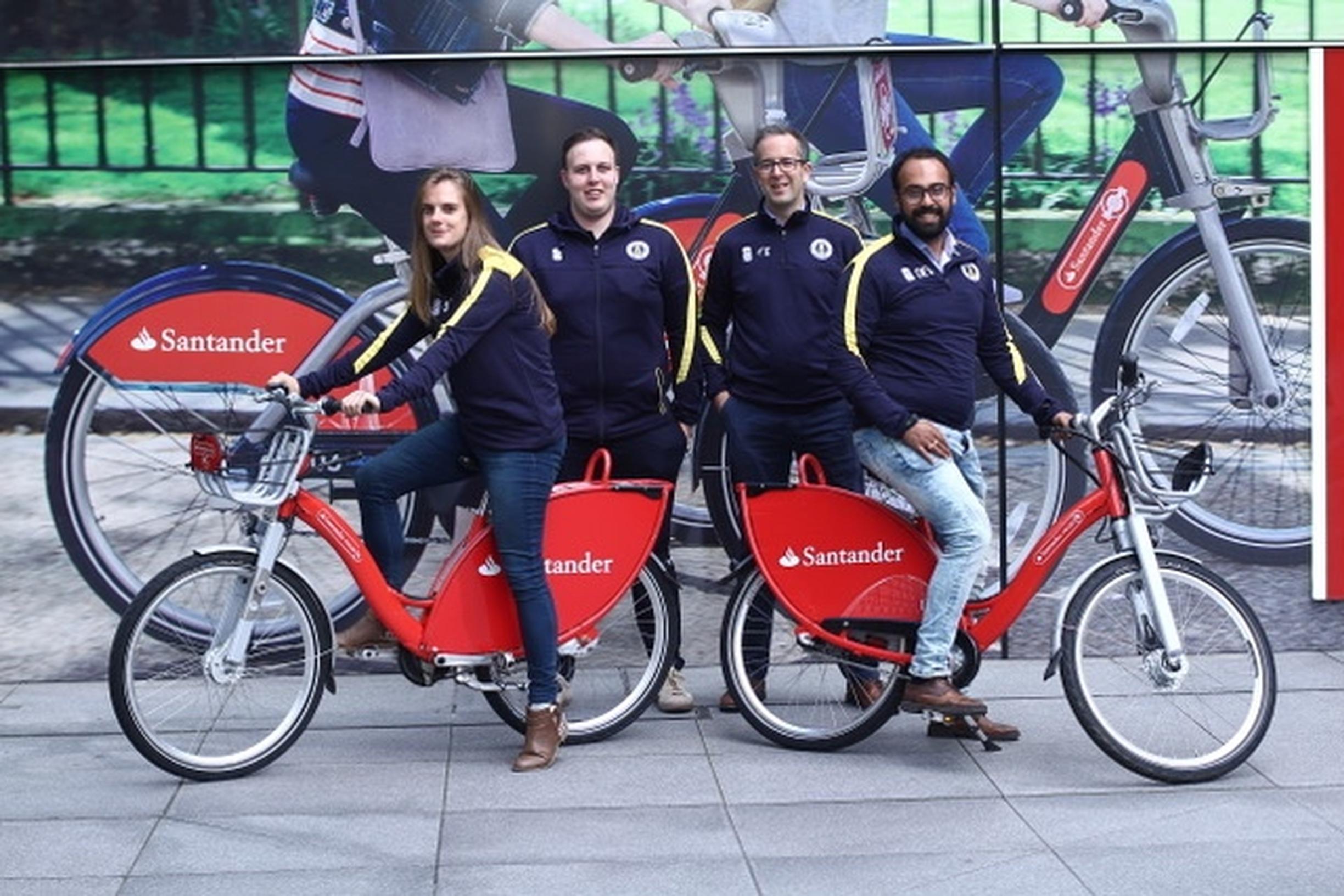 Brunel London which, along with Swansea, came top out of 23 universities that entered Santander`s cycle hire scheme competition