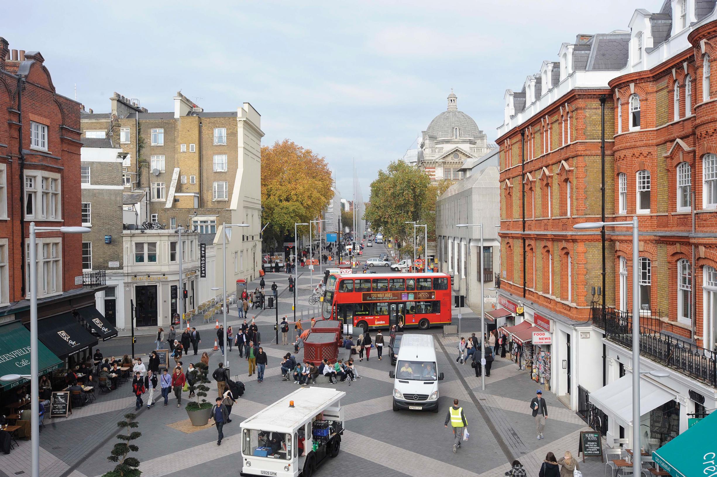 Exhibition Road: a ‘pedestrian-prioritised street’