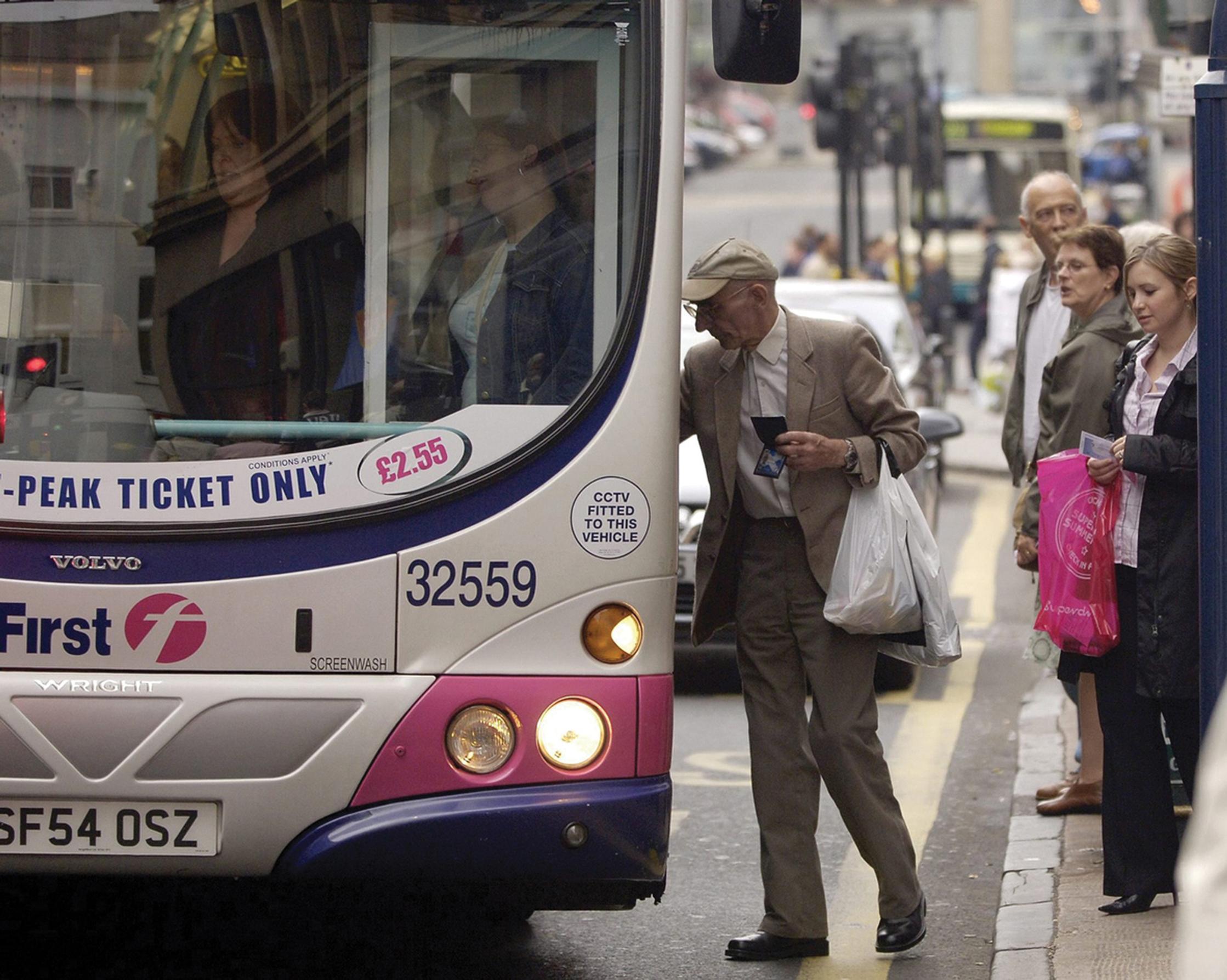 tube travel for pensioners