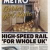 Times calls HS2 ‘white elephant’ as  Greengauge report makes Metro Page 1