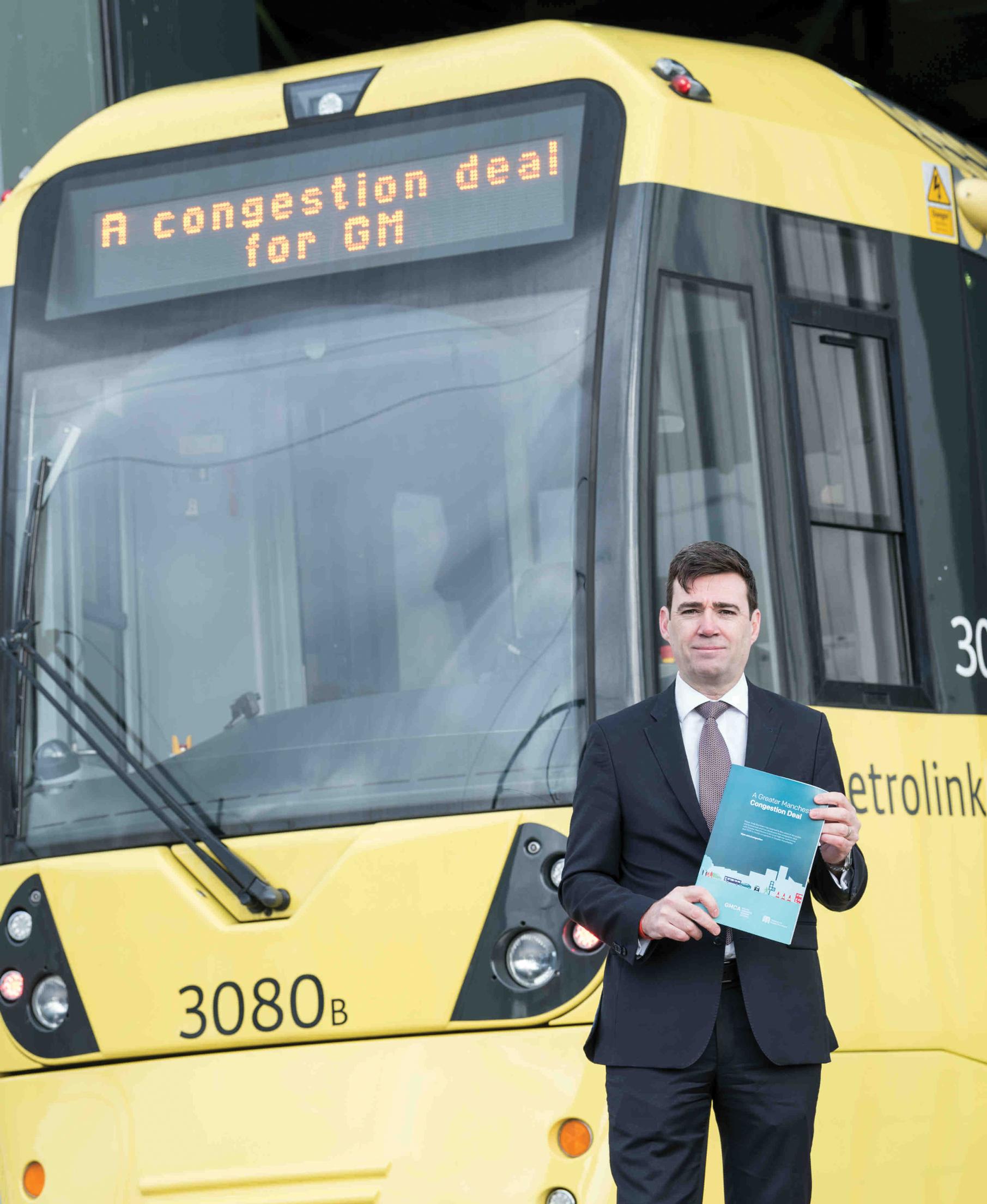 Greater Manchester mayor Andy Burnham – under significant pressure from the local media to improve bus services