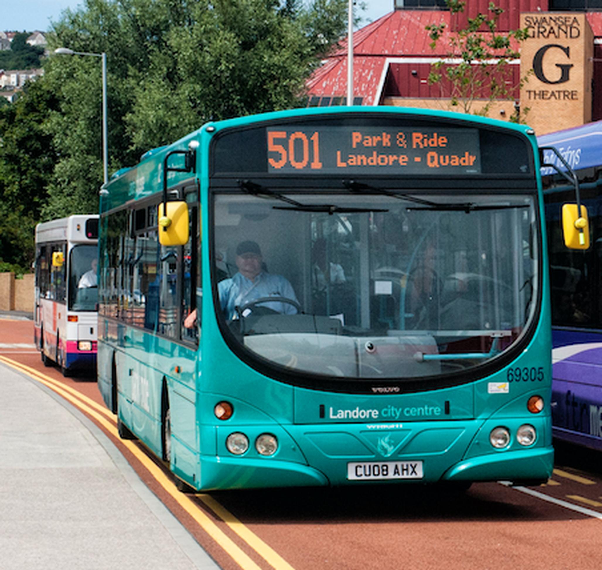 swansea tour bus