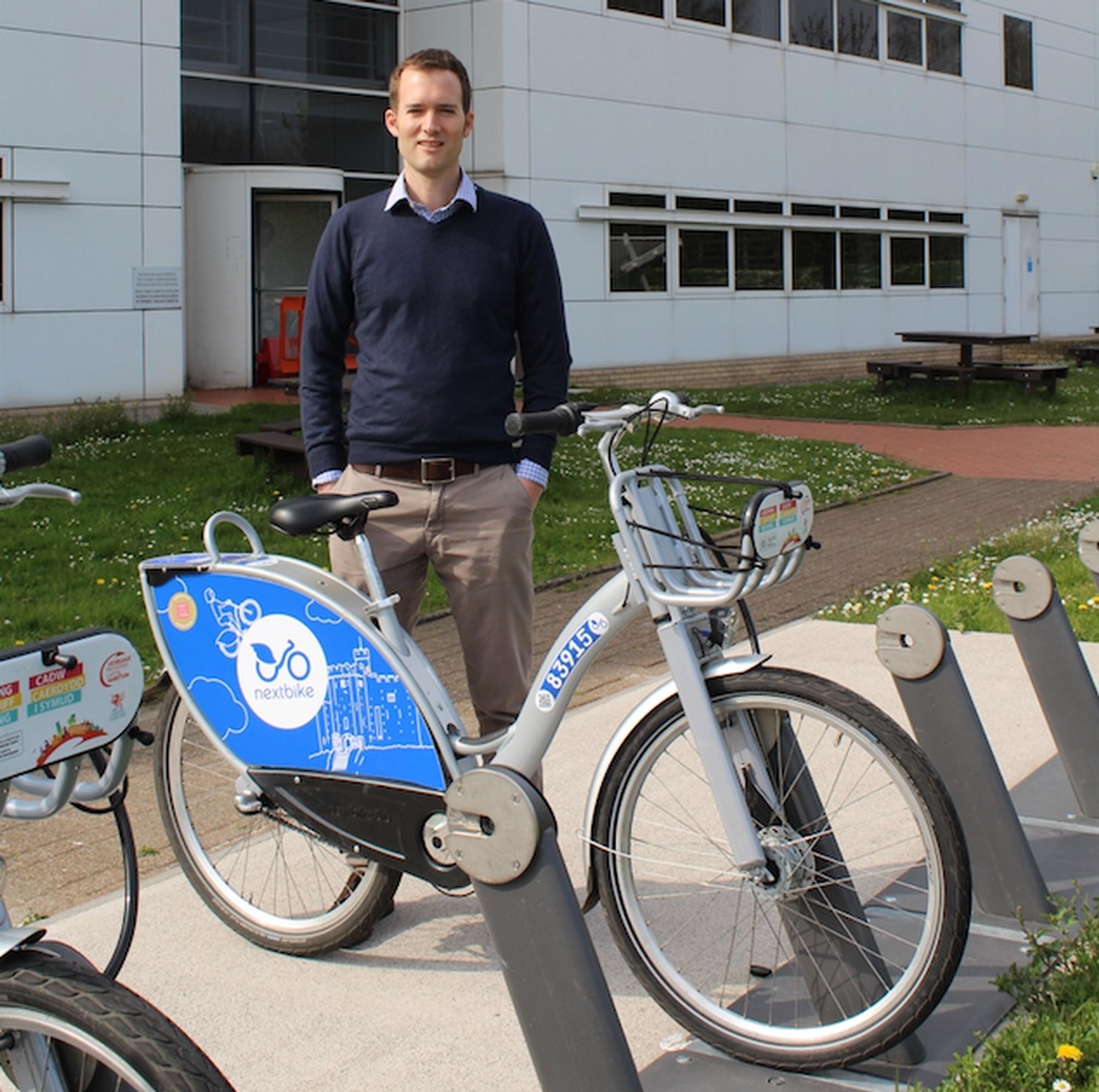 Dr Tom Porter: `The bike hire pilot is a fact-finding process and we will tweak things along the way.`