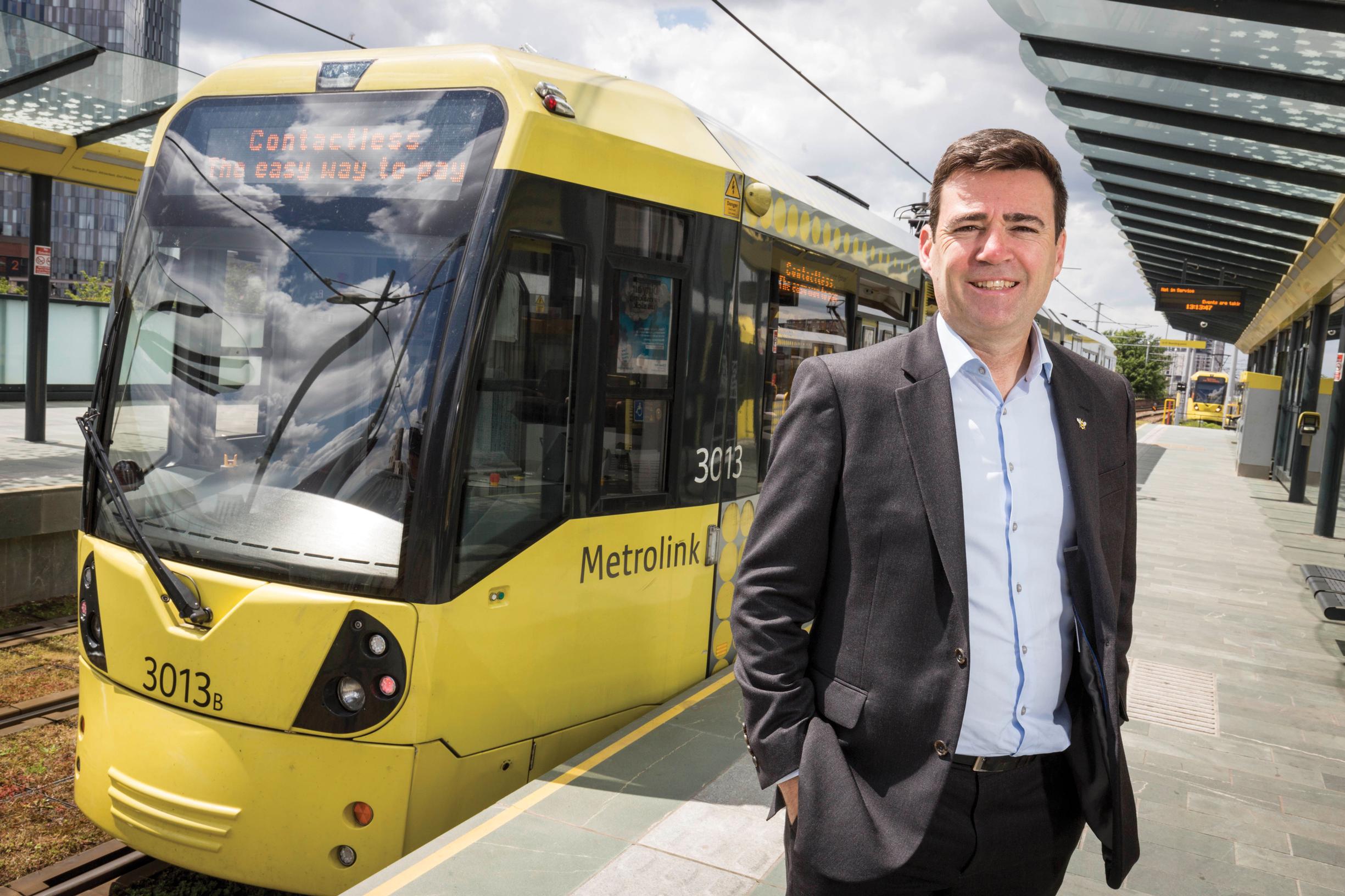Andy Burnham seeks 200 per cent rise in trips on Metrolink