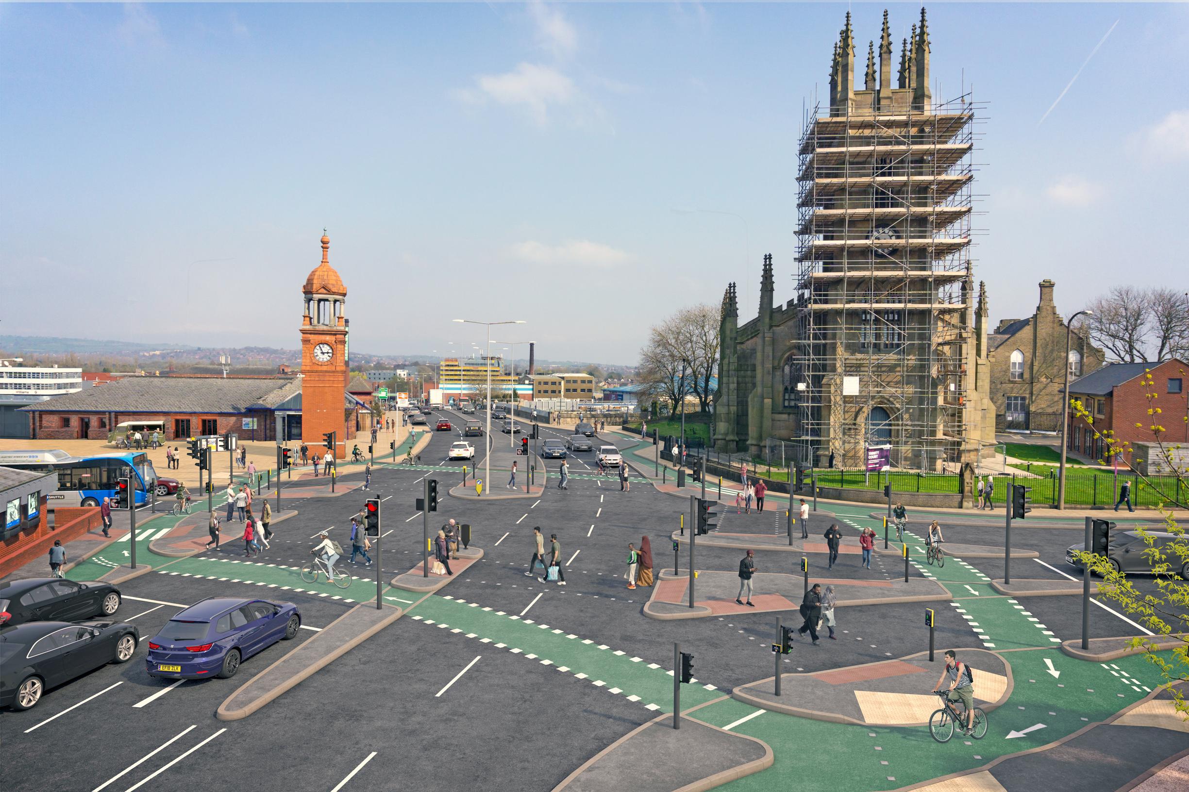 Transport for Greater Manchester is planning to install the first CYCLOPS junction in Bolton later this year
