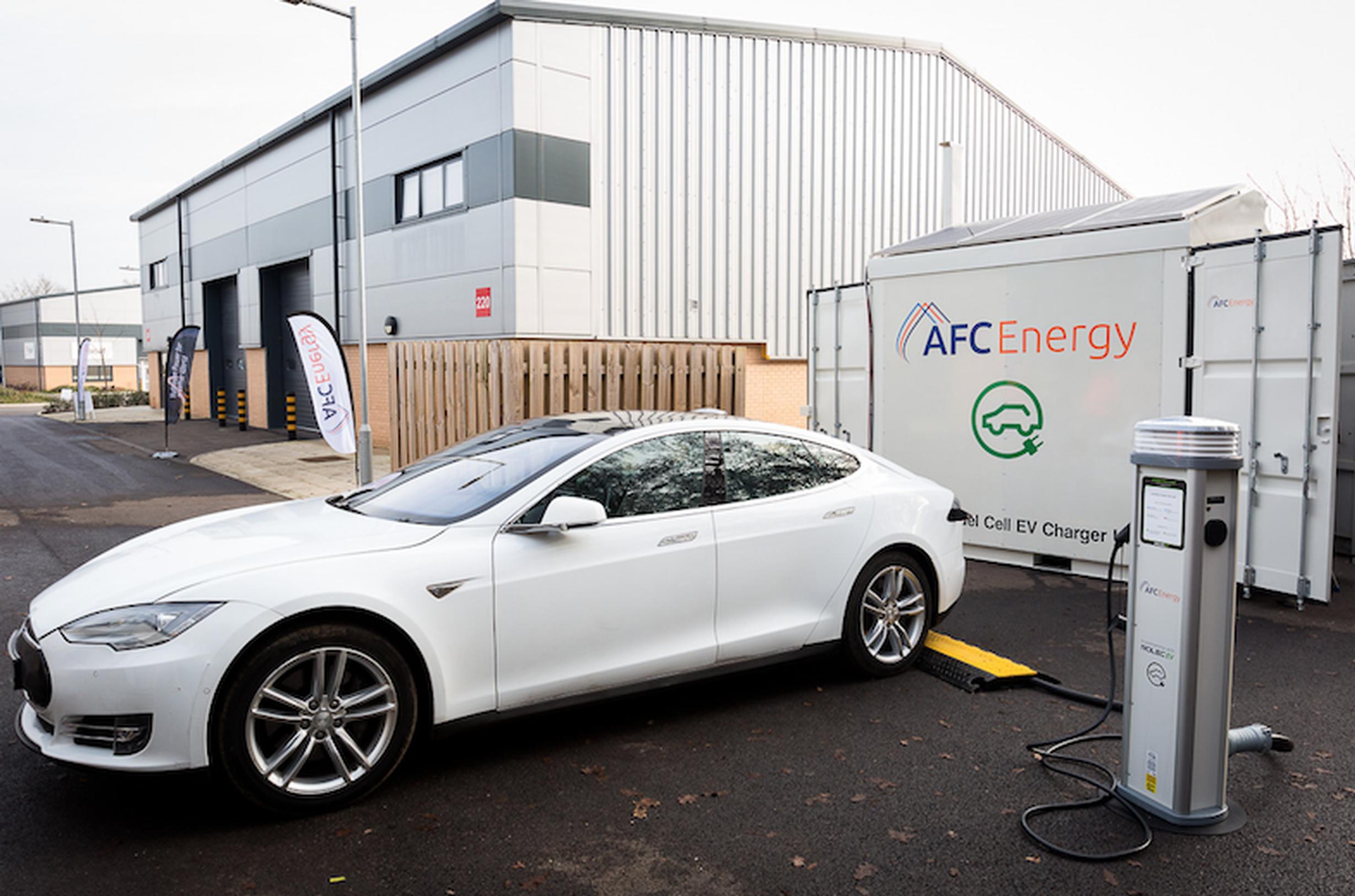 An AFC Energy charging unit