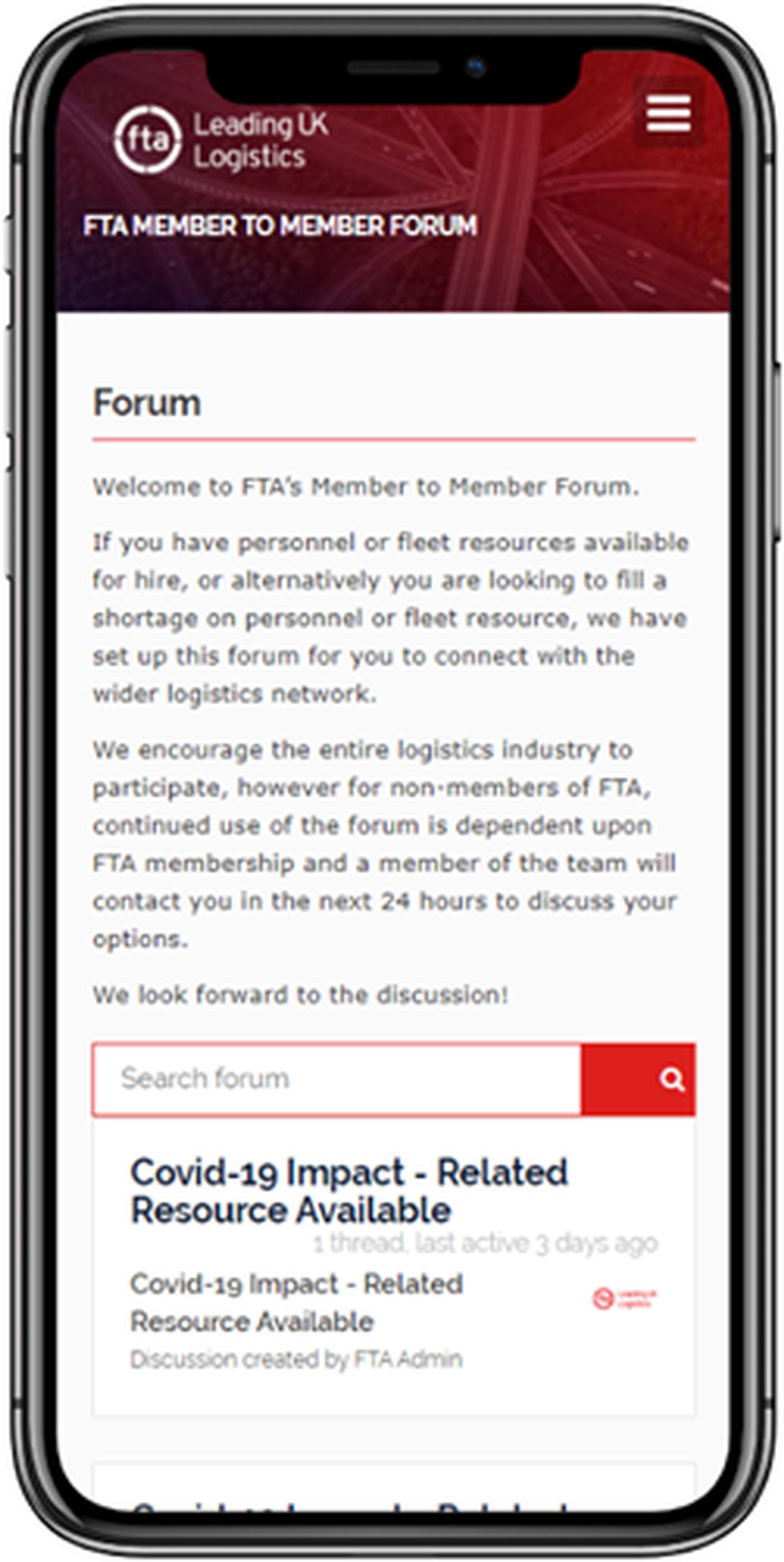 The FTA member portal