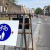 Social distancing arrives in Cardiff city centre