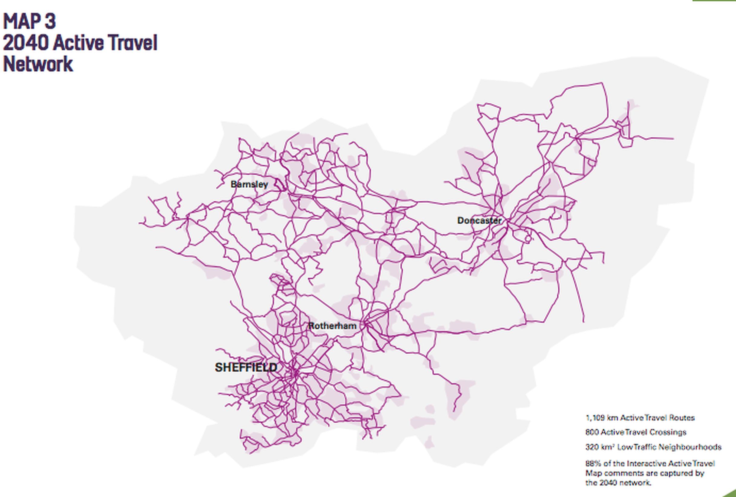 Planned 2040 Active Travel Network