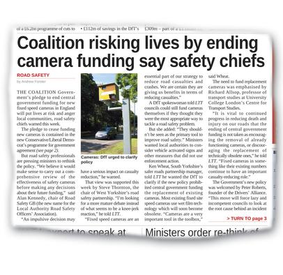 Speed cameras typify everything that is wrong with road safety policies, says Paul Withrington