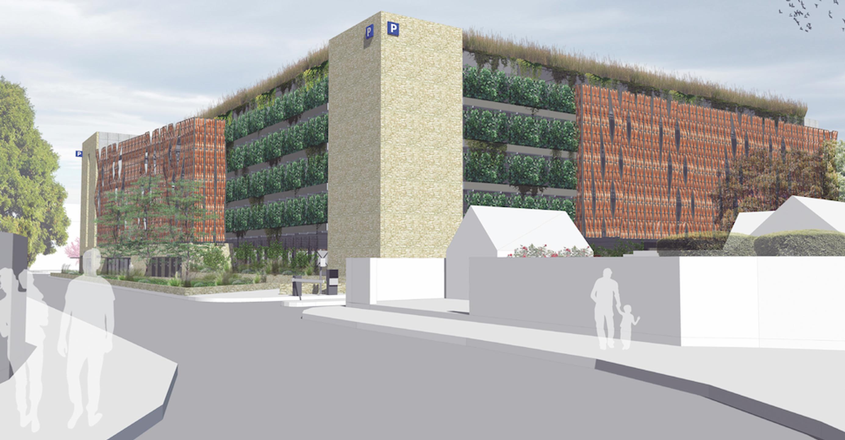 The proposed façade of the planned Waterloo car park