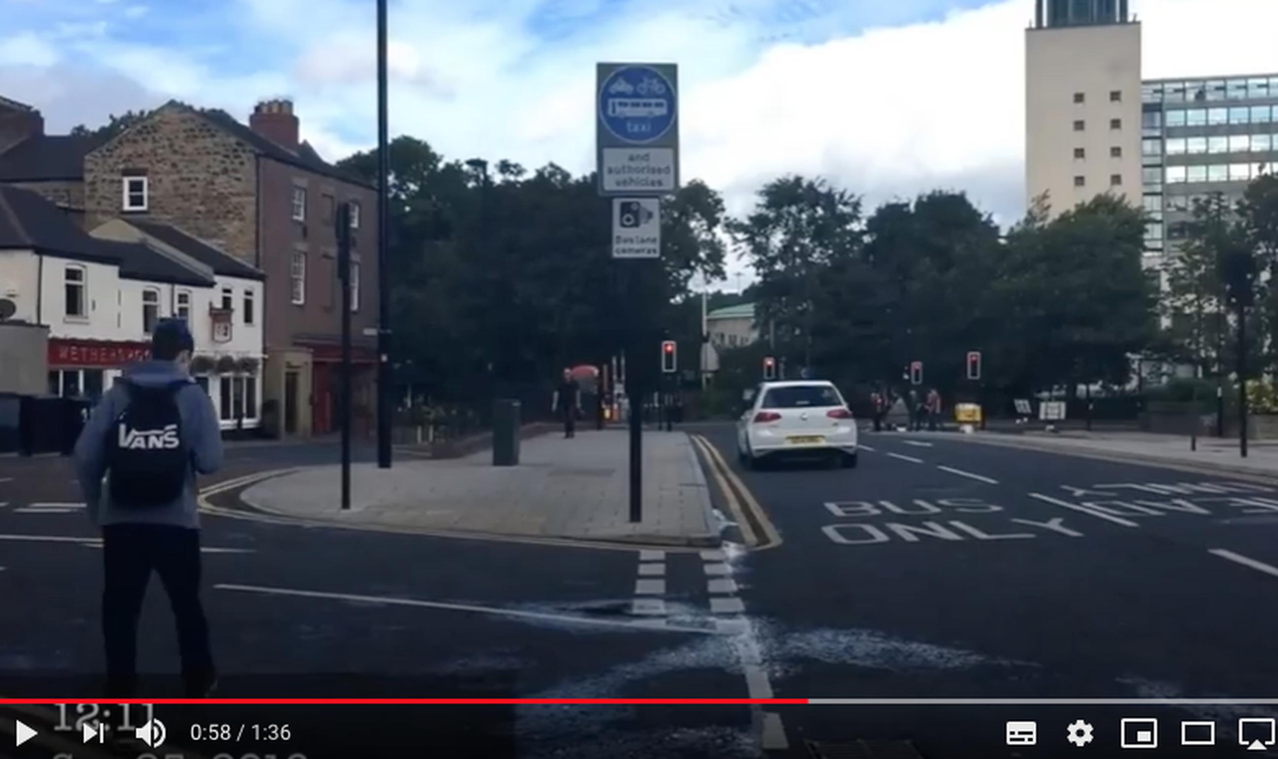 John Dobson Street: One disgruntled driver posted a video on YouTube after receiving a PCN
