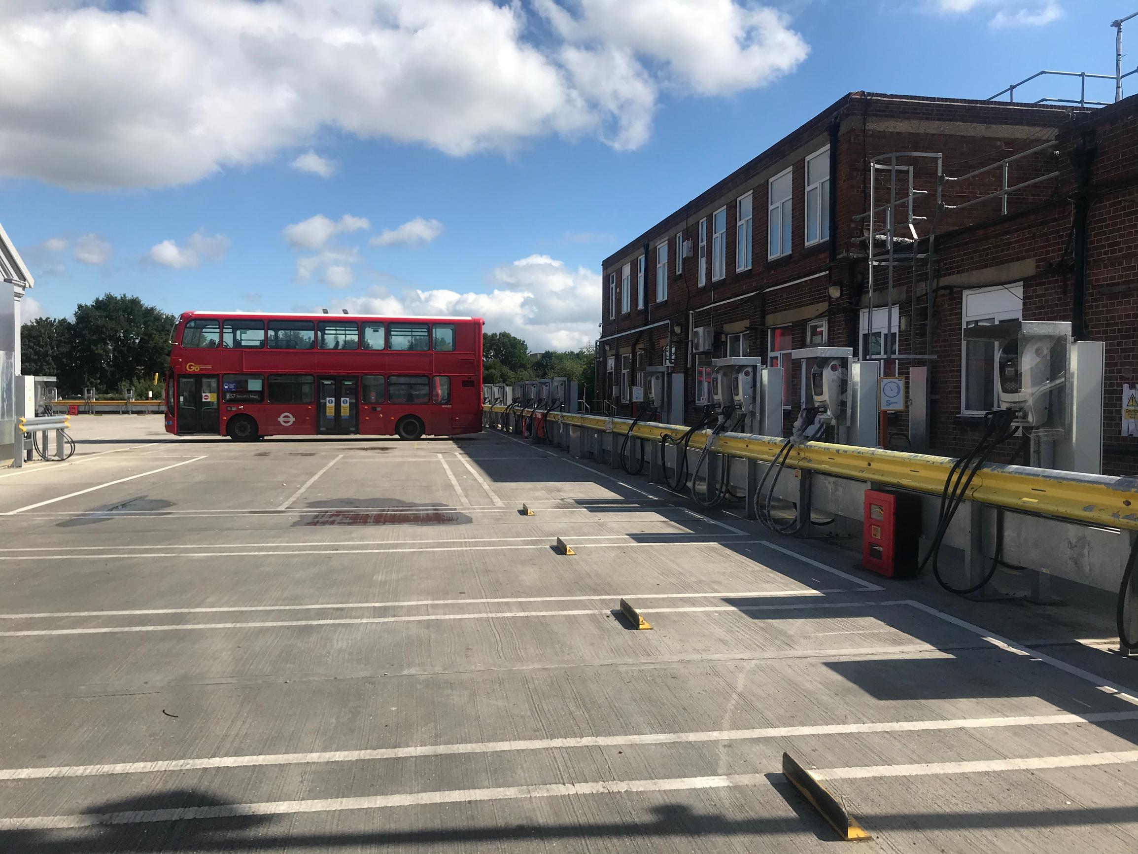 The bus-to-grid facilities at Northumberland Park