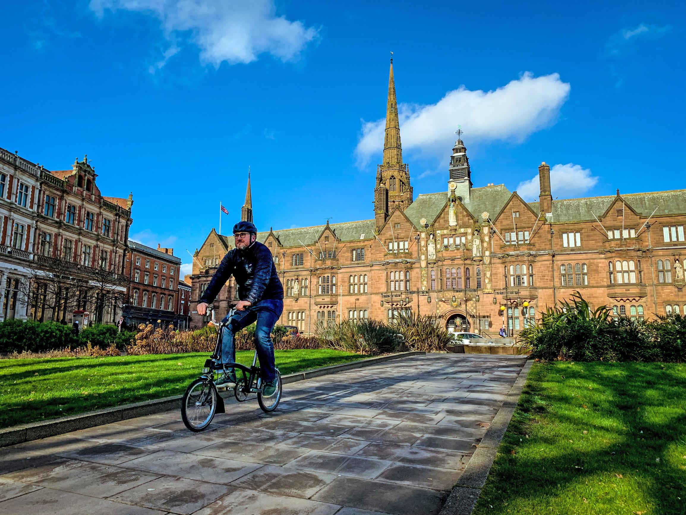 Adam Tranter, bicycle mayor of Coventry