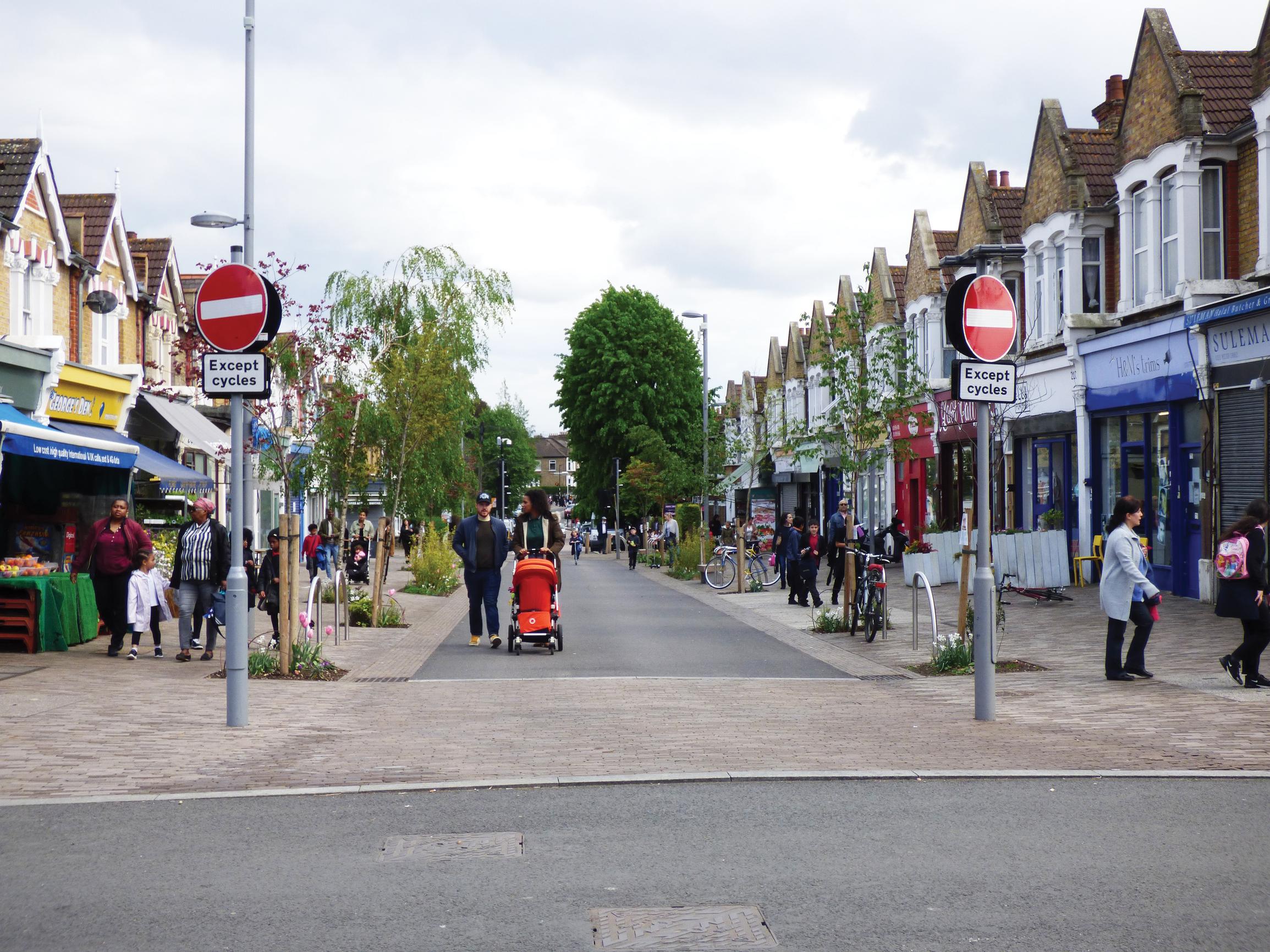 Motorised traffic is prohibited from using Francis Road in Leyton, Waltham Forest, between 10am and 8pm. The time ban is enforced with a fixed camera