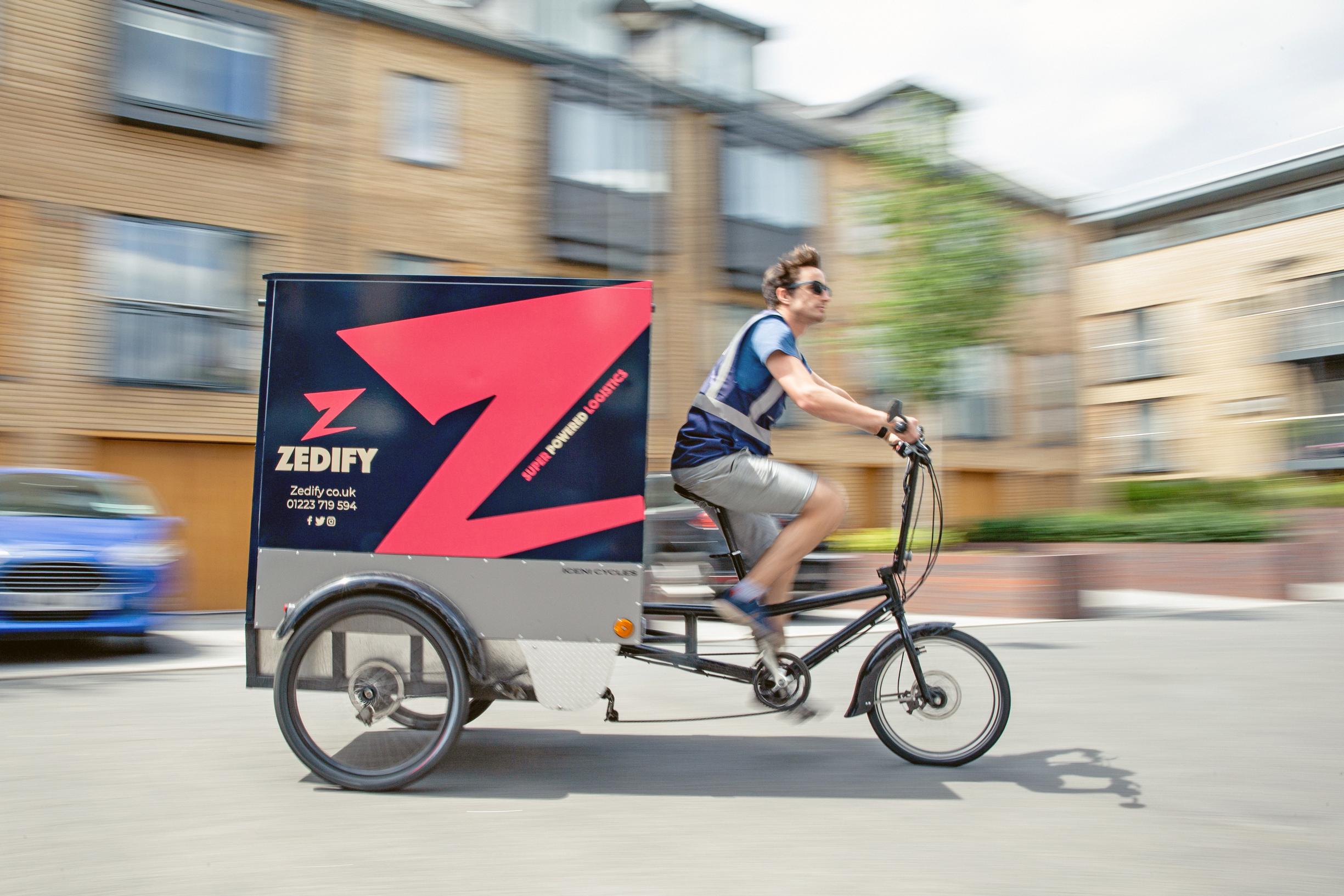 Zedify’s cargo bikes can carry loads of up to 200kg