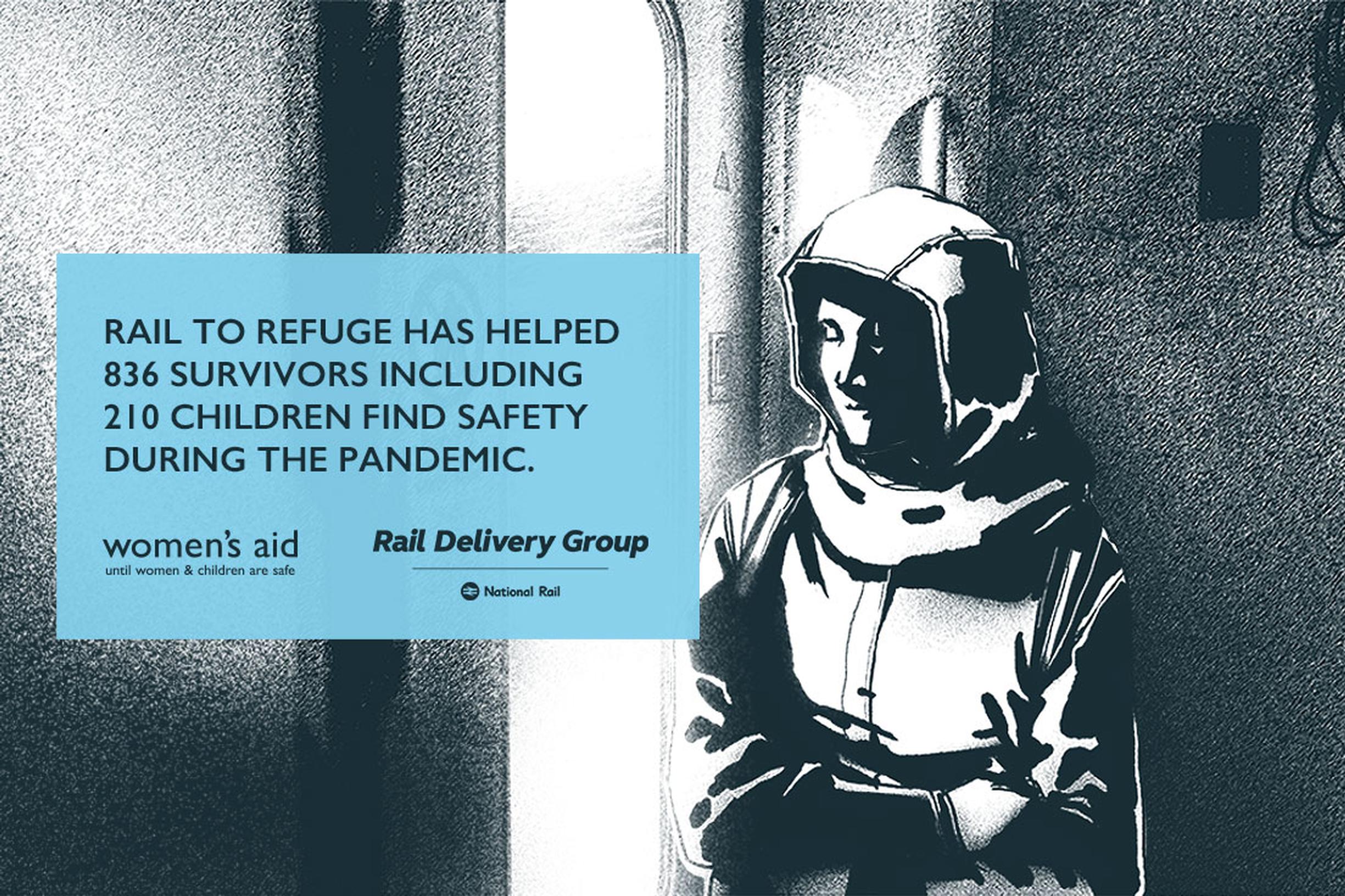 Rail to Refuge is backed by the Rail Delivery Group and Women`s Aid