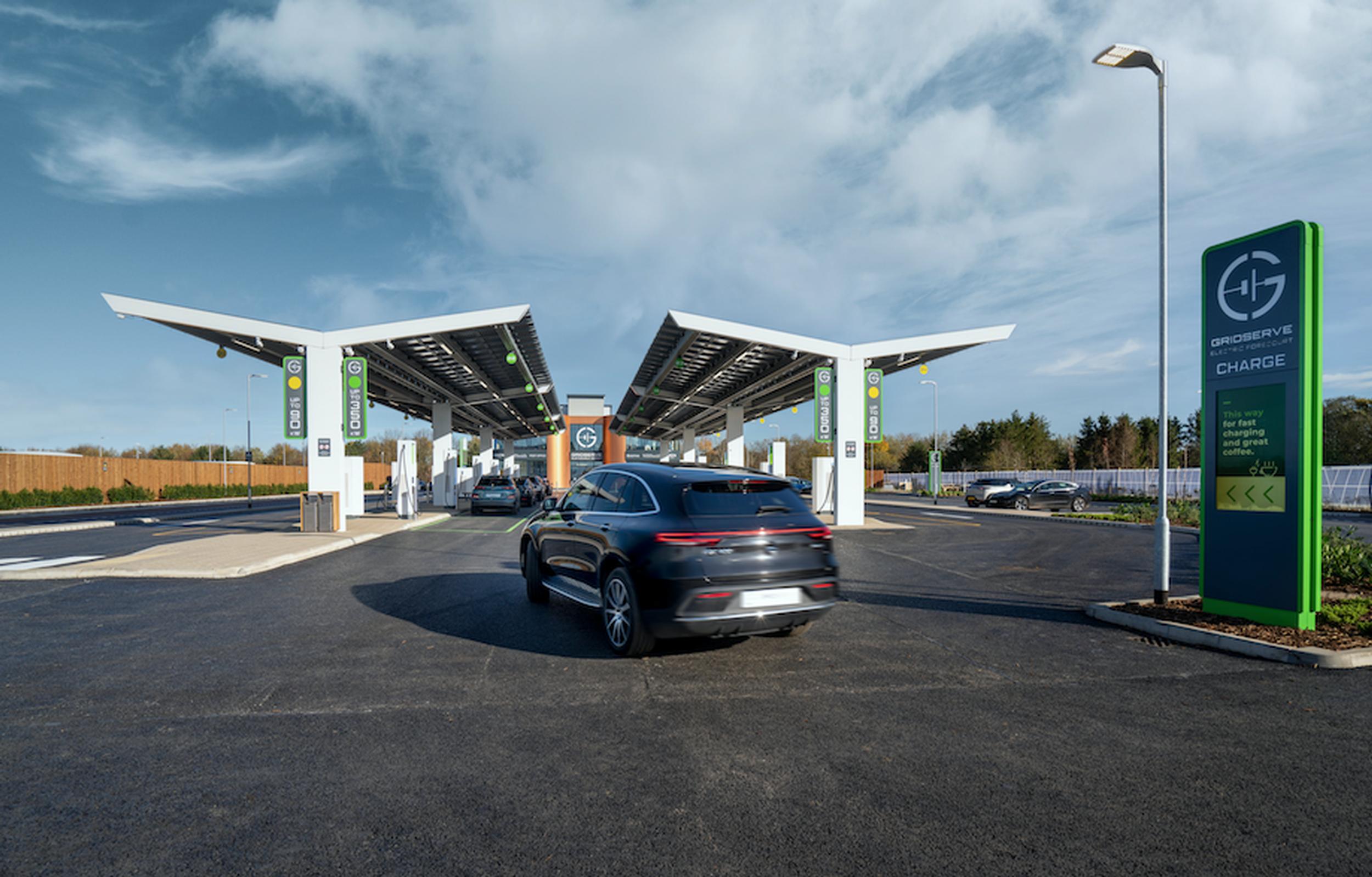 The Gridserve Electric Forecourt in Braintree