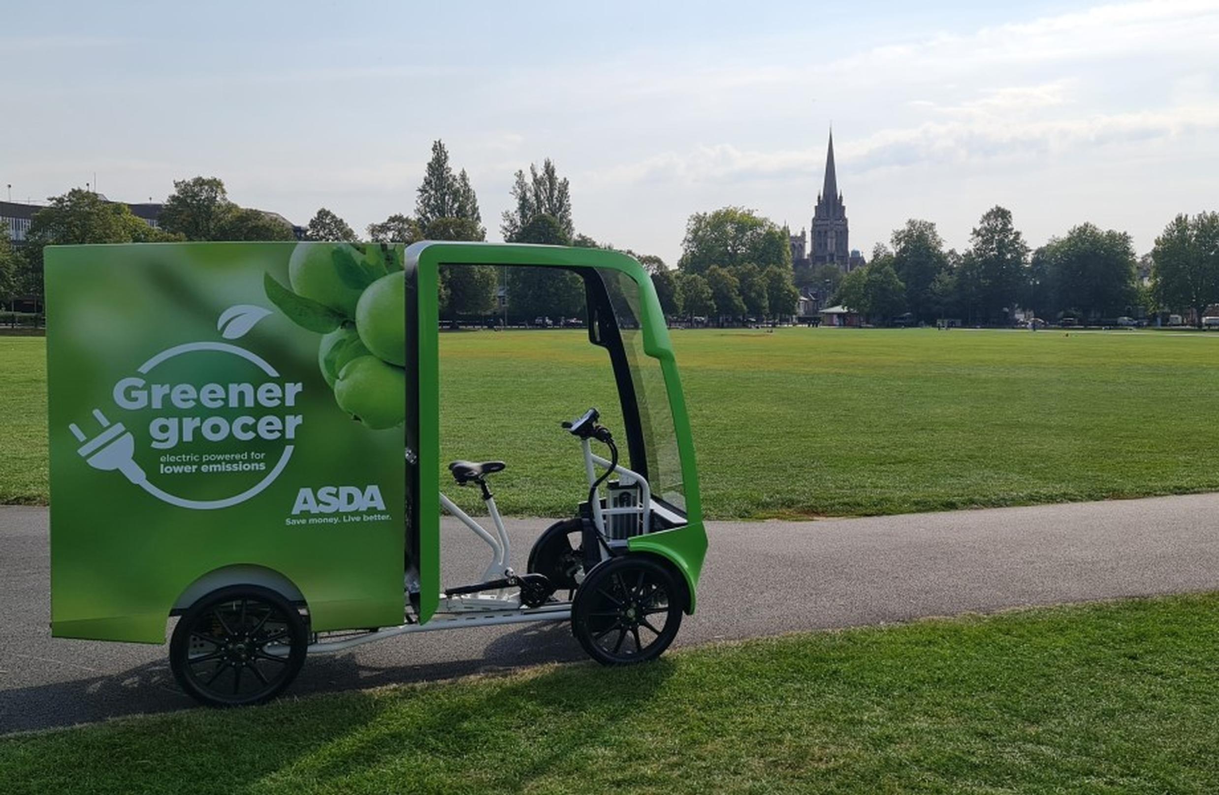 In October 2020, Oxfordshire-based EAV and Asda announced a two-week trial of the EAV four-wheel ecargo bike