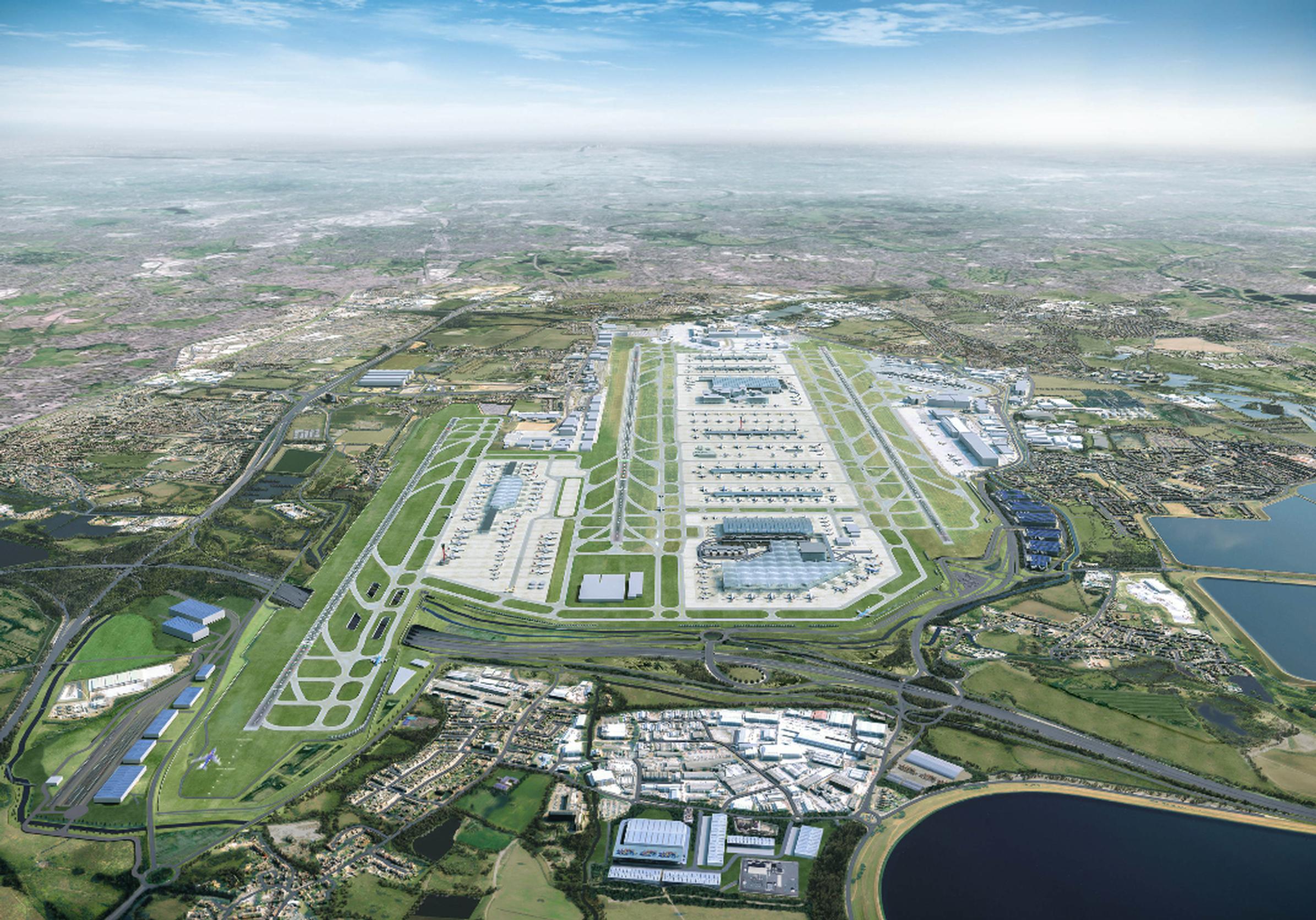 How the expanded Heathrow Airport could look (Heathrow Airport)